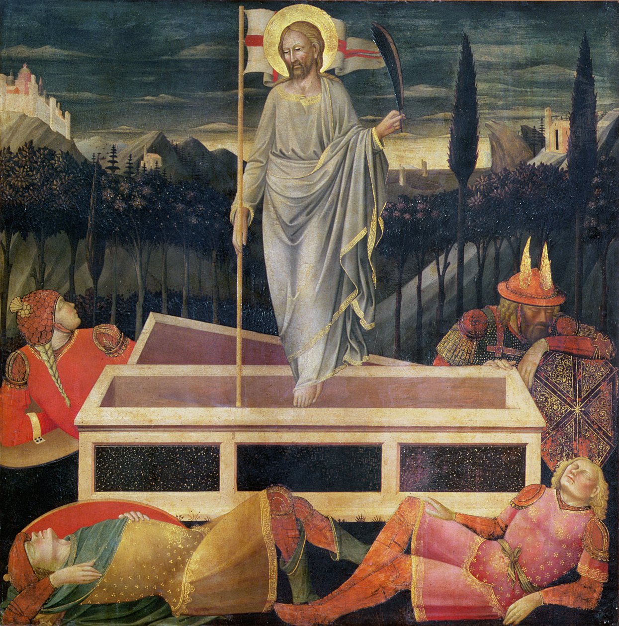 Kristuksen ylösnousemus tekijältä Mariotto di Cristofano