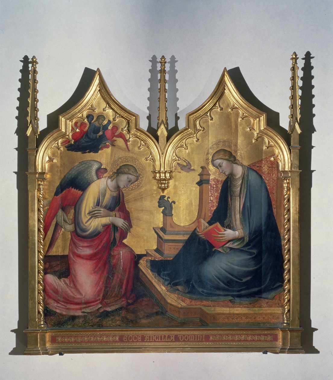 Ilmoitus (tempera paneelissa) tekijältä Mariotto di Nardo