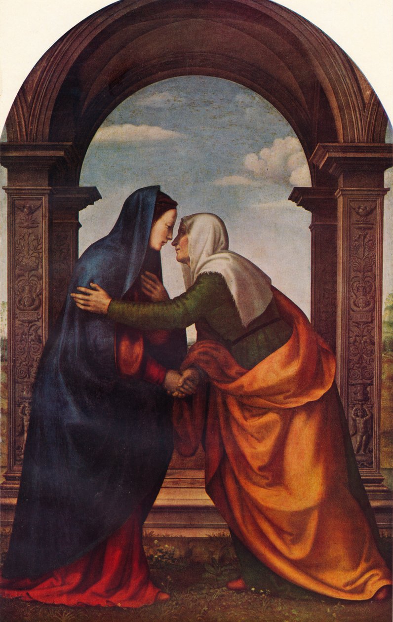 Vierailu, 1503, 1938 tekijältä Mariotto di Bigio di Bindo Albertinelli