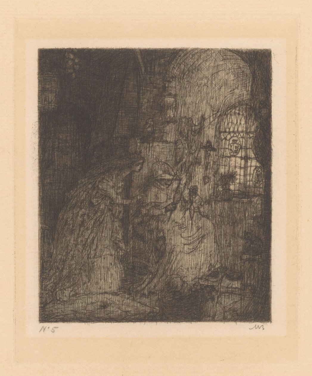 Nukkuva kaunotar tekijältä Marius Bauer (signed by artist)
