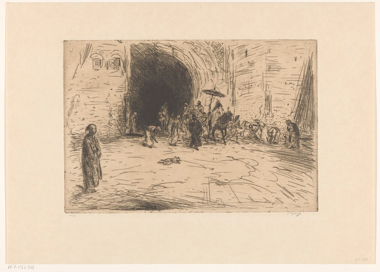 Sulttaani seurueineen tekijältä Marius Bauer (signed by artist)