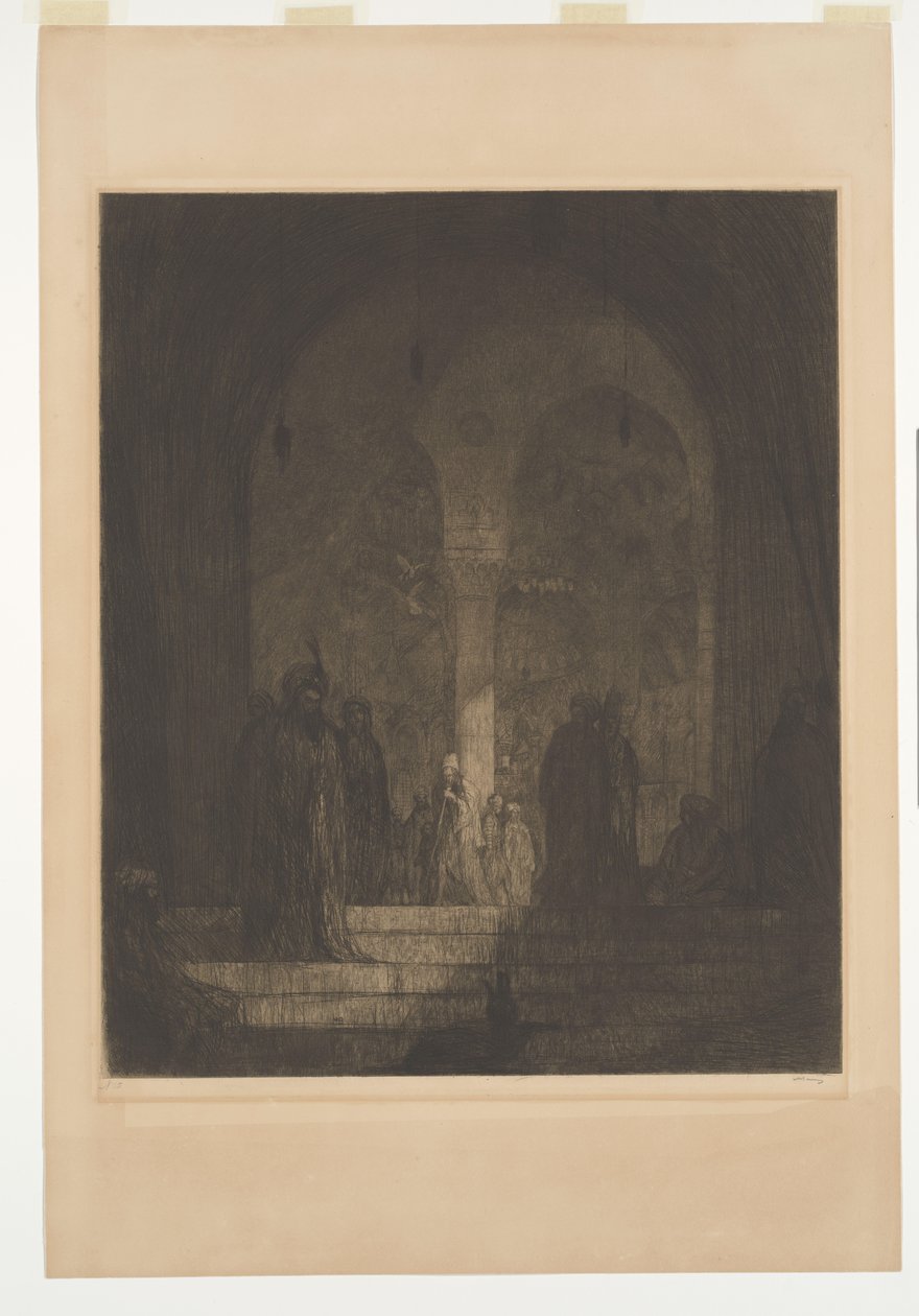 Moskeijan kuisti tekijältä Marius Bauer (signed by artist)