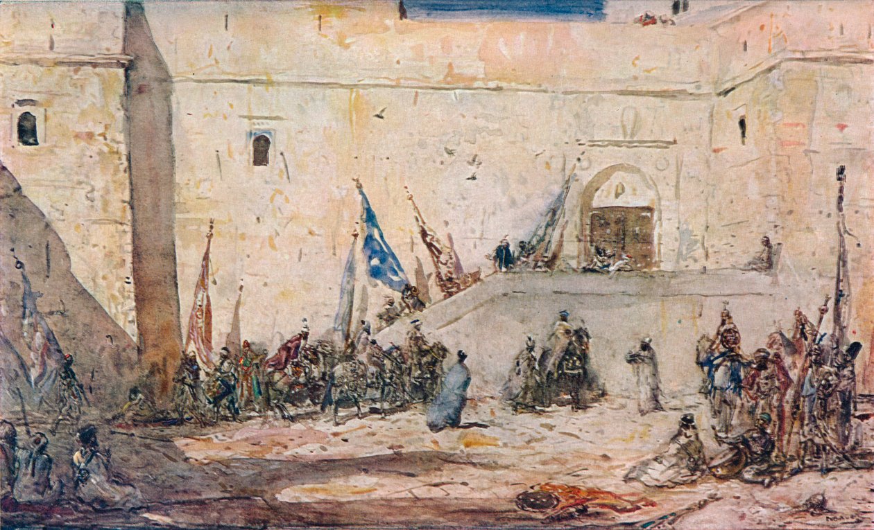 "Festivaalin päivä", vuodelta 1910 tekijältä Marius Bauer