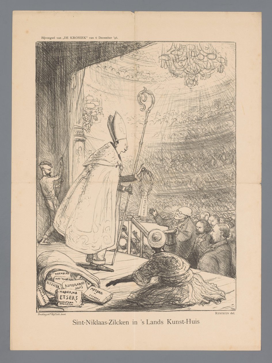 Sint-Niklaas-Zilcken in the Lands Kunst-Huis (otsikko esineessä) tekijältä Marius Bauer