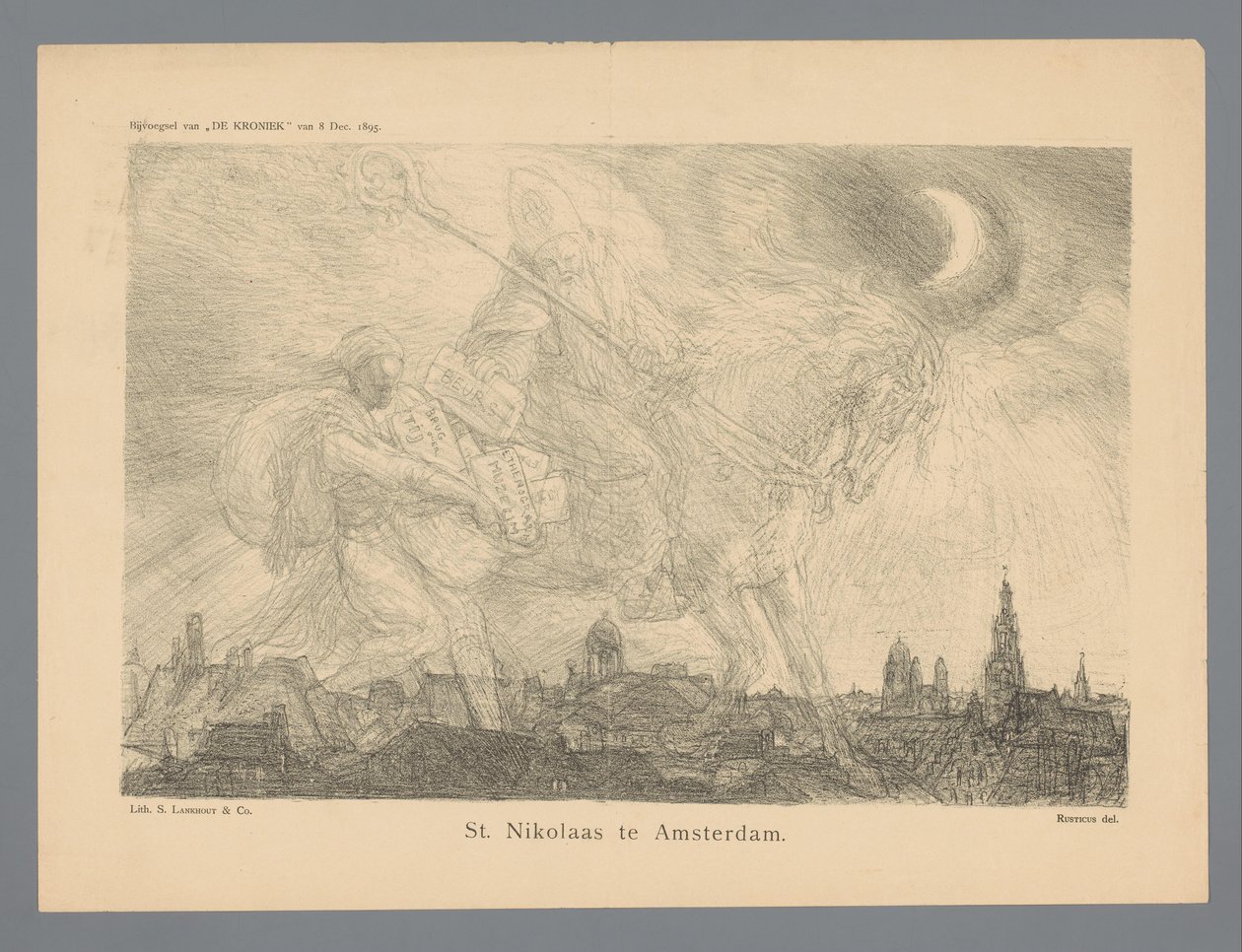 St. Nikolaas te Amsterdam (otsikko esineessä) tekijältä Marius Bauer