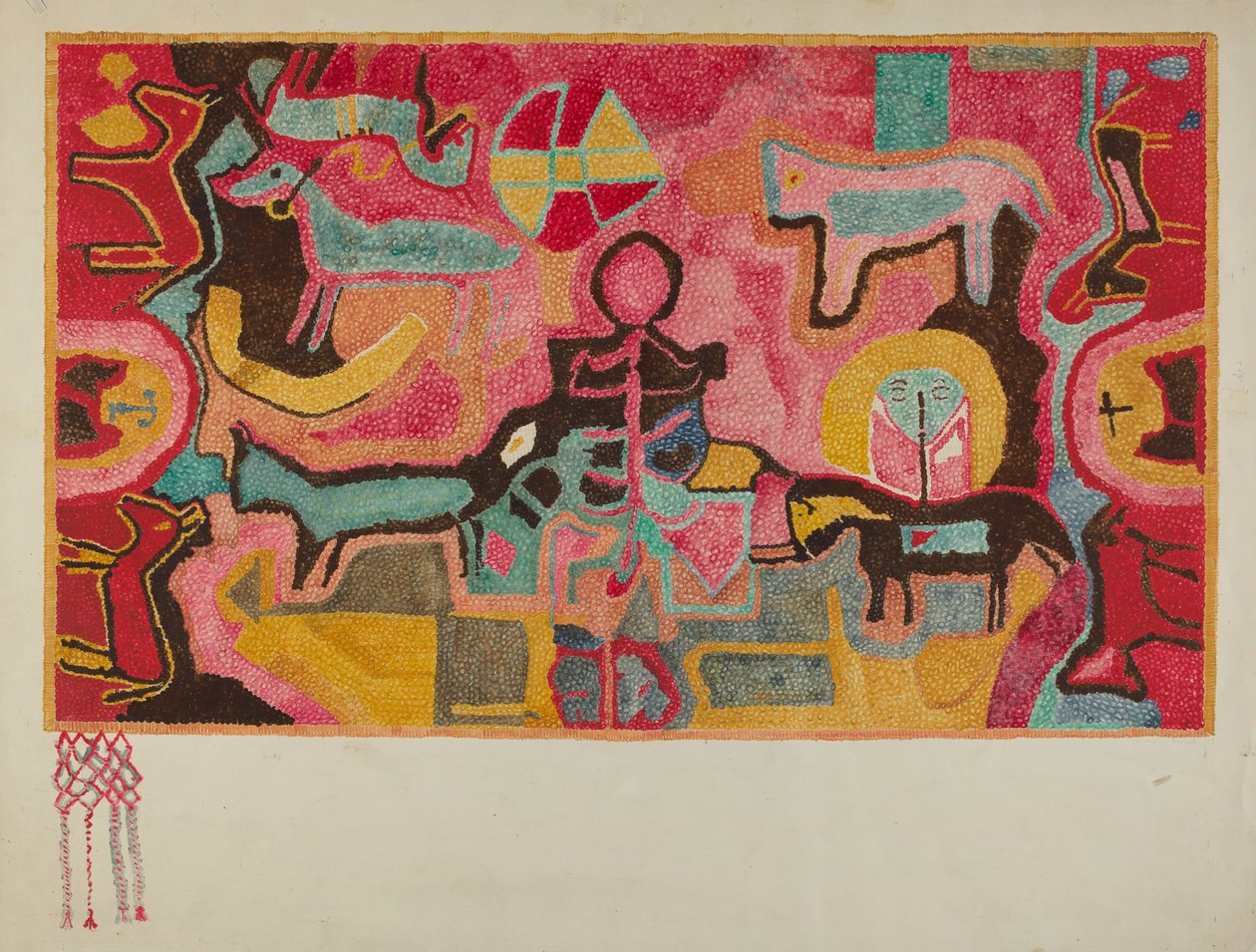 Koukkumatto, c. 1937. tekijältä Marjery Parish
