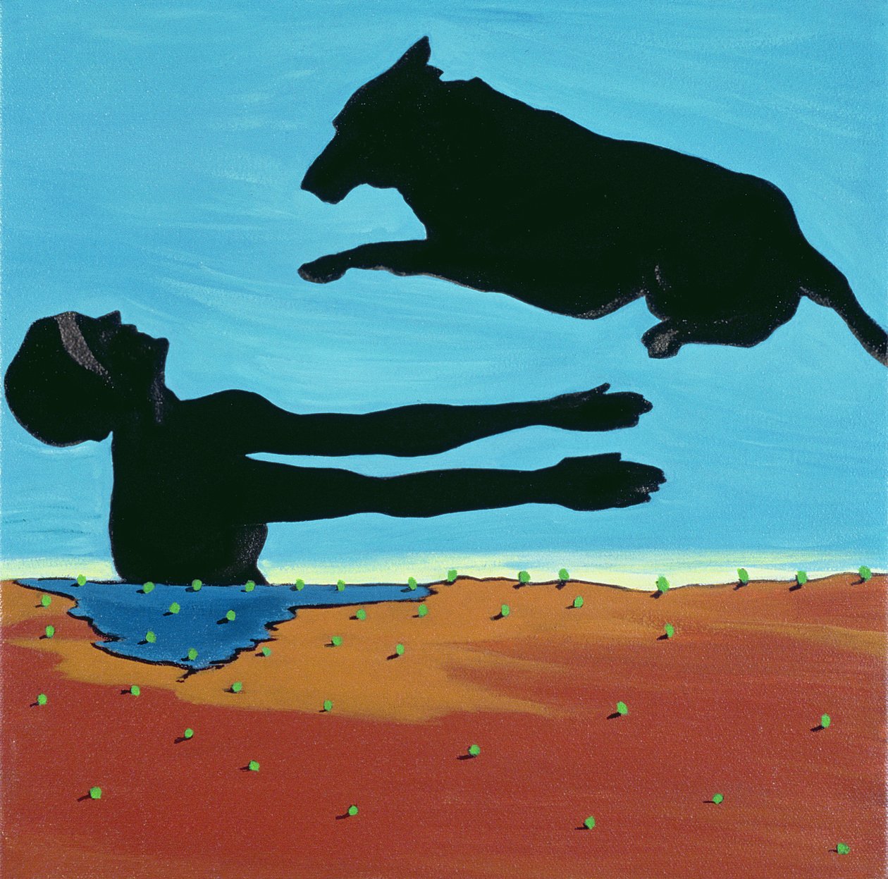 Chestertowns Shore, 1999 (akryyli kankaalle) tekijältä Marjorie Weiss