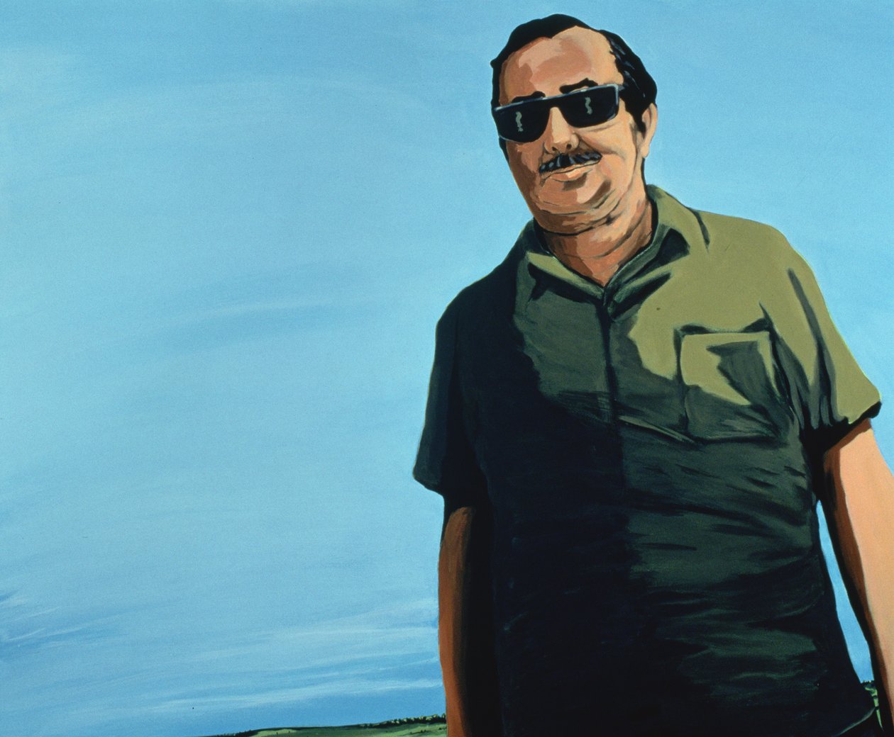 Kuubalainen muotokuva, 1996 (akryyli kankaalle) tekijältä Marjorie Weiss