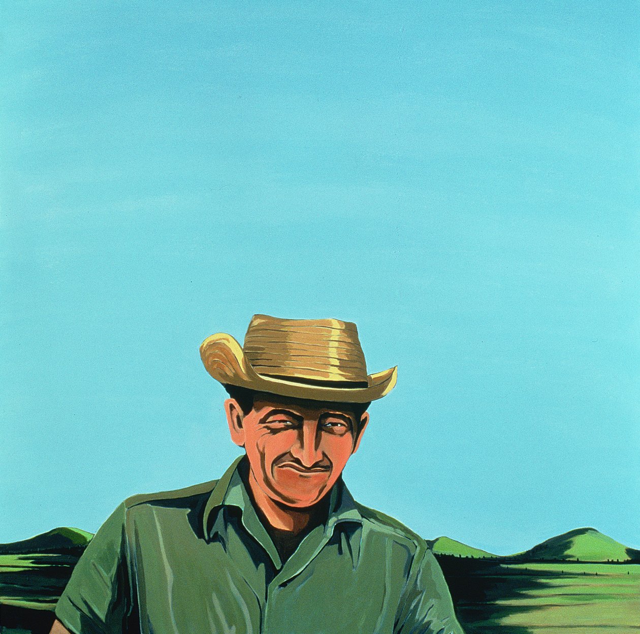 Kuubalainen muotokuva #3, 1996 (akryyli kankaalle) tekijältä Marjorie Weiss