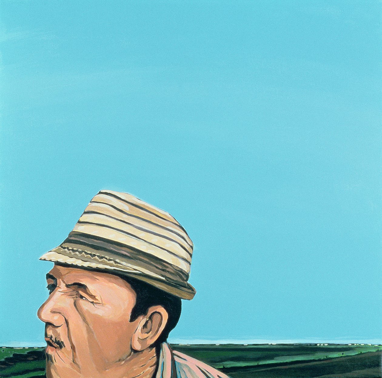 Kuubalainen muotokuva #8, 1996 (akryyli kankaalle) tekijältä Marjorie Weiss