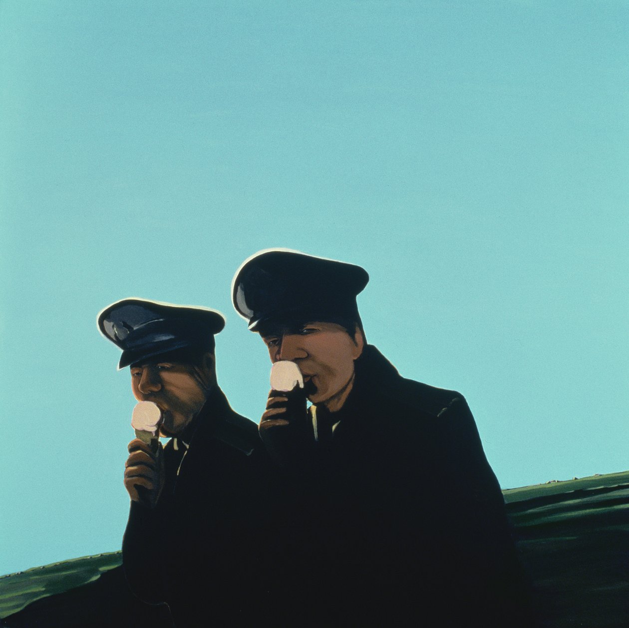 Kuubalainen muotokuva nro 6, 1996 (akryyli kankaalle) tekijältä Marjorie Weiss