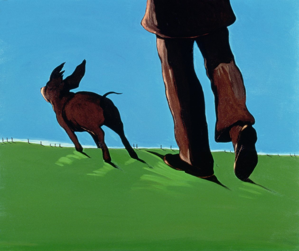 On the Road to Chestertown, 1997 (akryyli kankaalle) tekijältä Marjorie Weiss