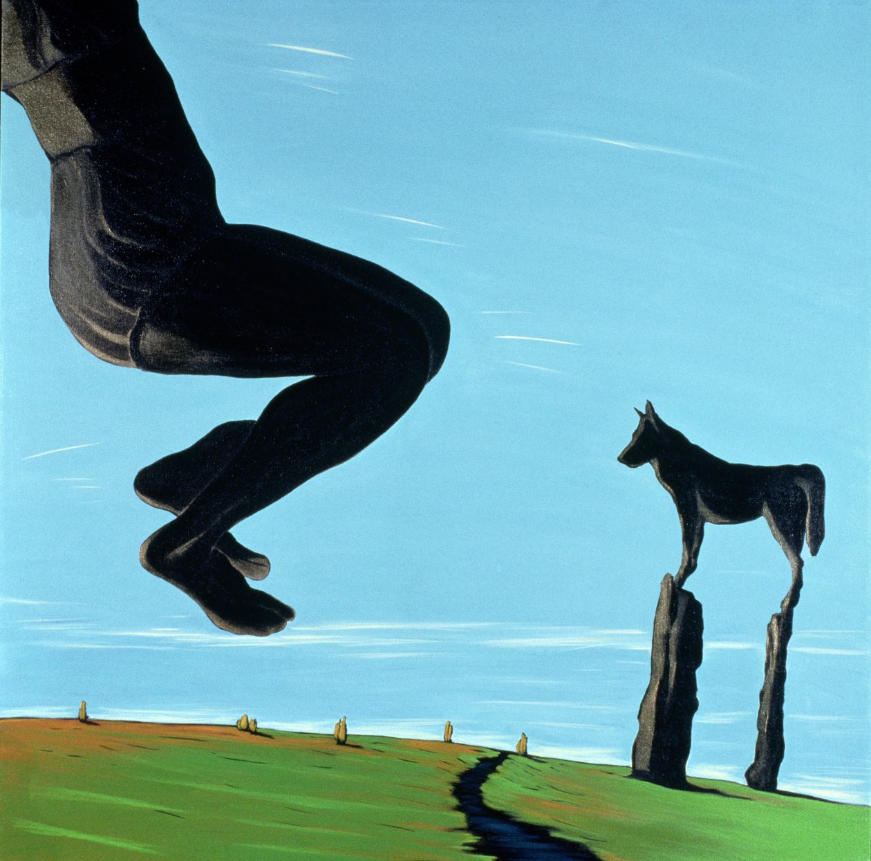 Shadow at Rest, 2000 (akryyli kankaalle) tekijältä Marjorie Weiss