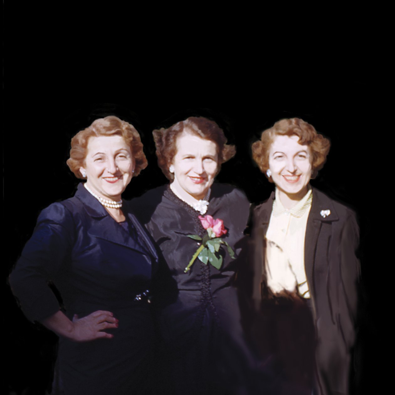 Sisaret, 2008 (akryyli kankaalle) tekijältä Marjorie Weiss
