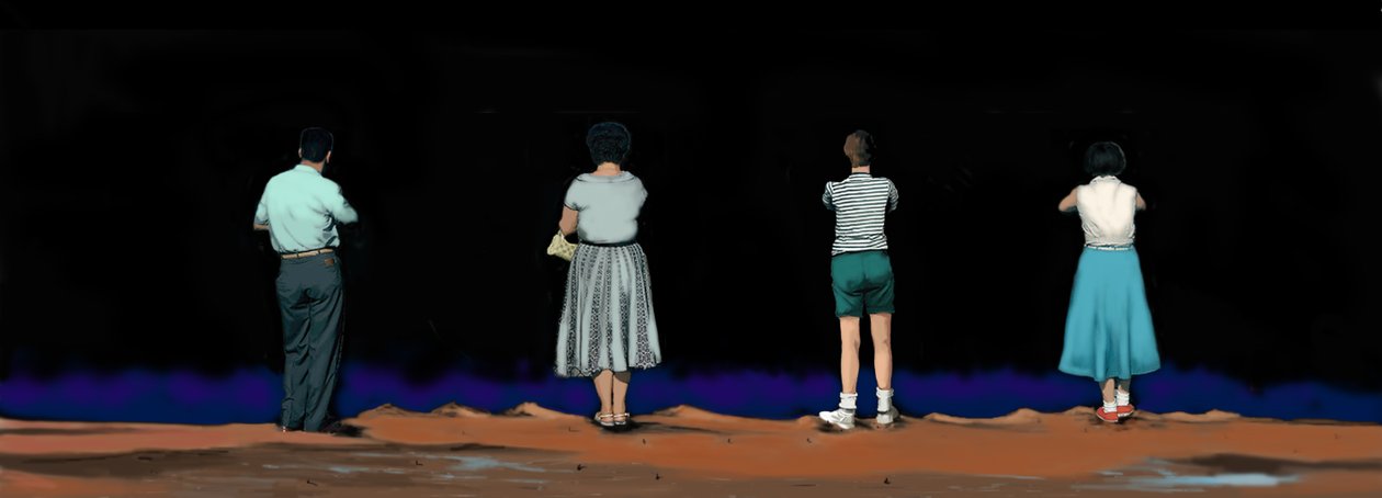 Night Lives Scene 11, 2016 (digitaalinen media) tekijältä Marjorie Weiss