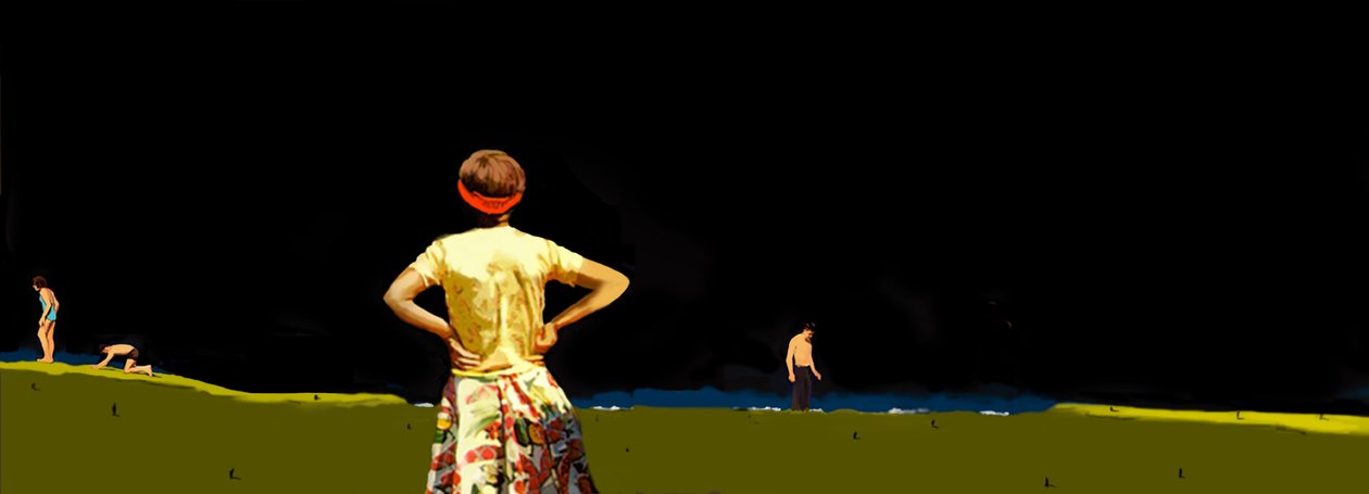 Night Lives Scene 15, 2016 (digitaalinen media) tekijältä Marjorie Weiss