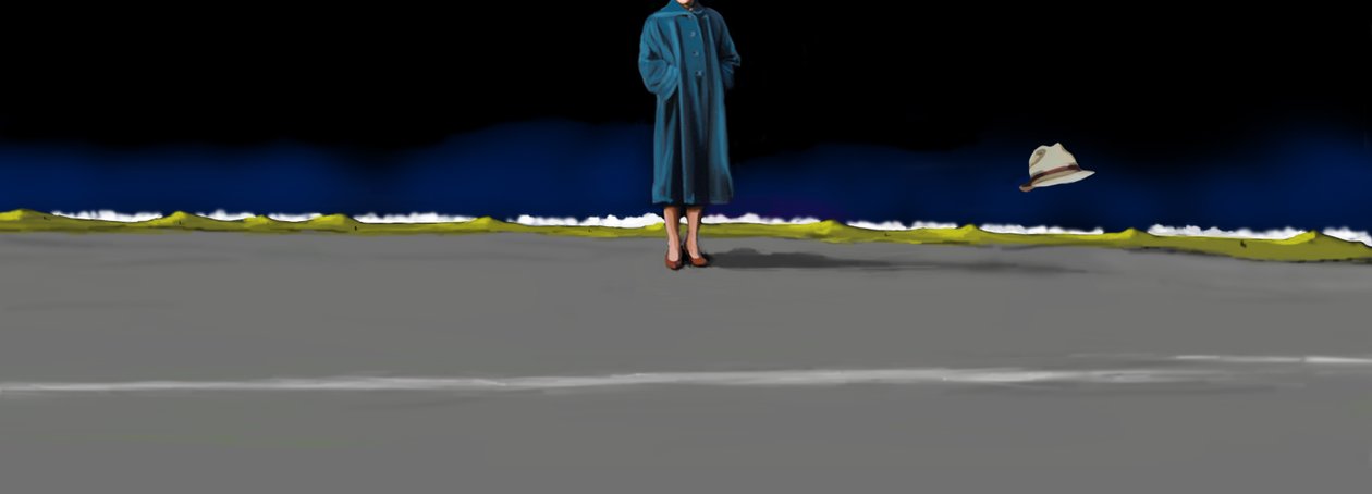 Night Lives Scene 1, 2016 (digitaalinen media) tekijältä Marjorie Weiss
