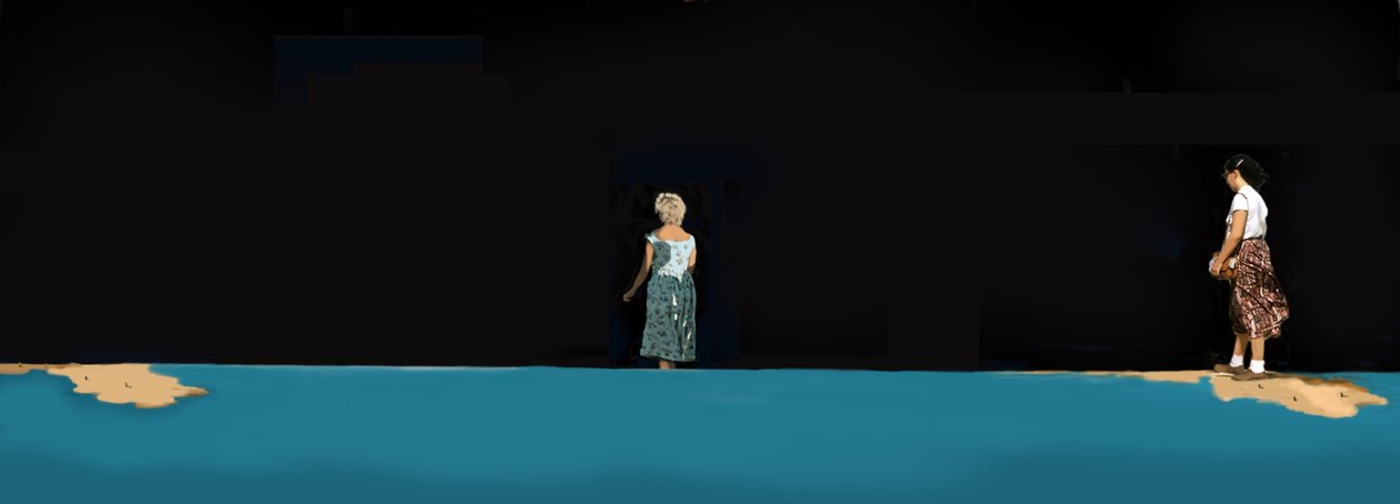 Night Lives Scene 2, 2016 (digitaalinen media) tekijältä Marjorie Weiss