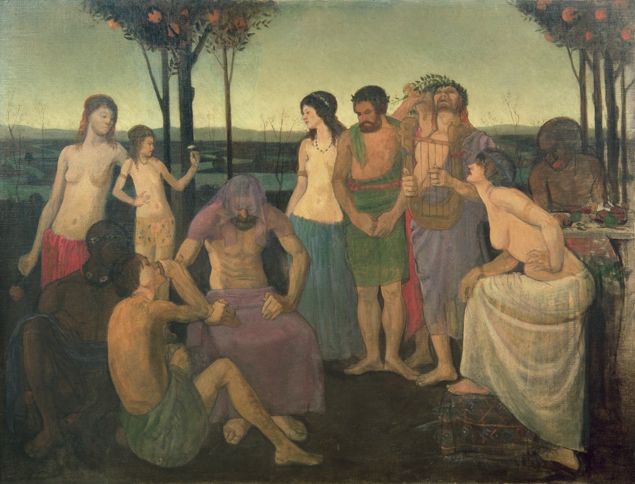 Allegoria, noin 1910 tekijältä Mark Gertler