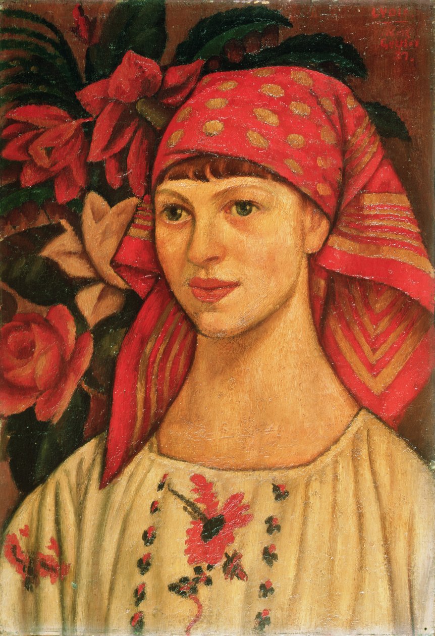 Lydia Sherwoodin muotokuva, 1907 tekijältä Mark Gertler