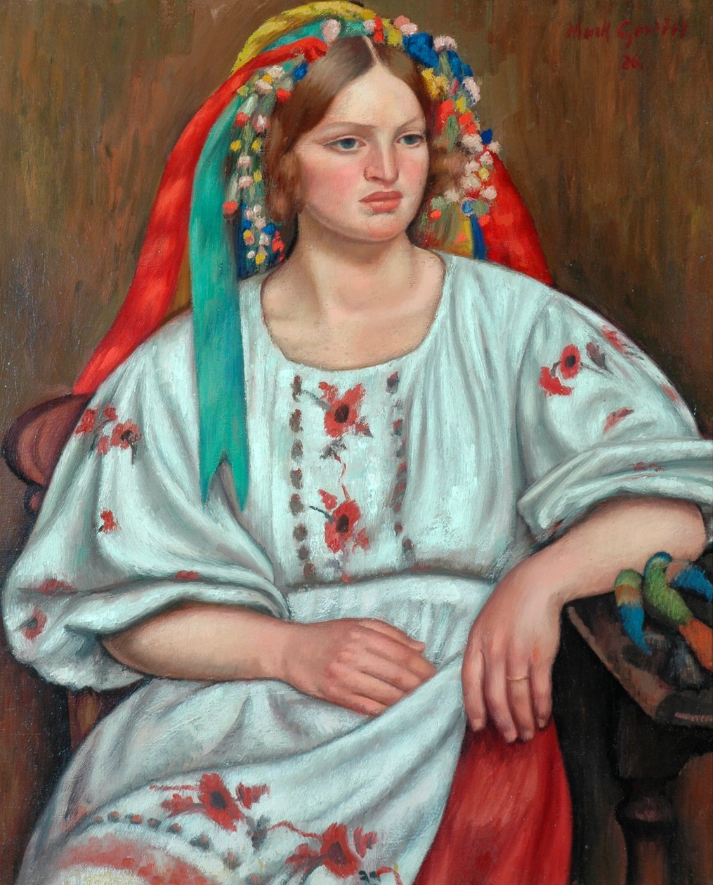 Venäjän talonpoikatyttö, 1926 tekijältä Mark Gertler