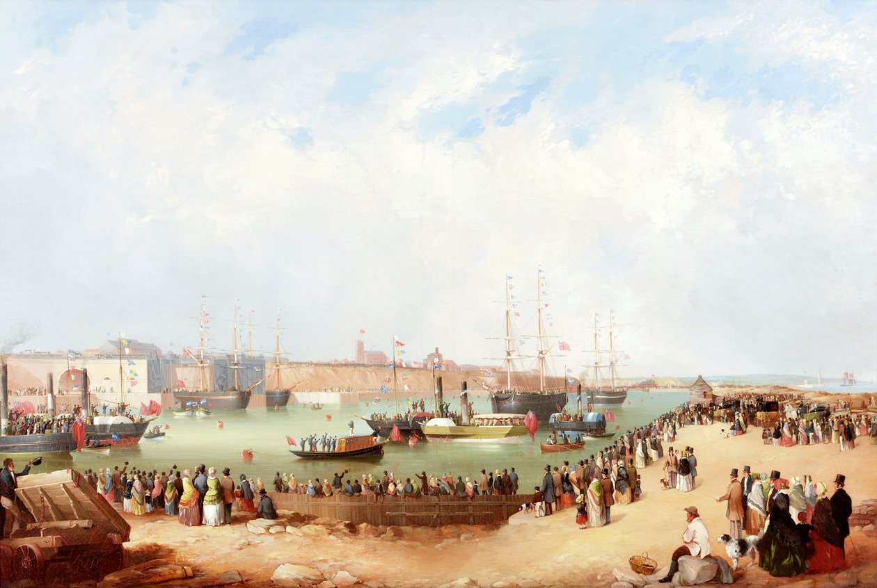 Sunderland South Docksin avajaiset 1850 tekijältä Mark Thompson