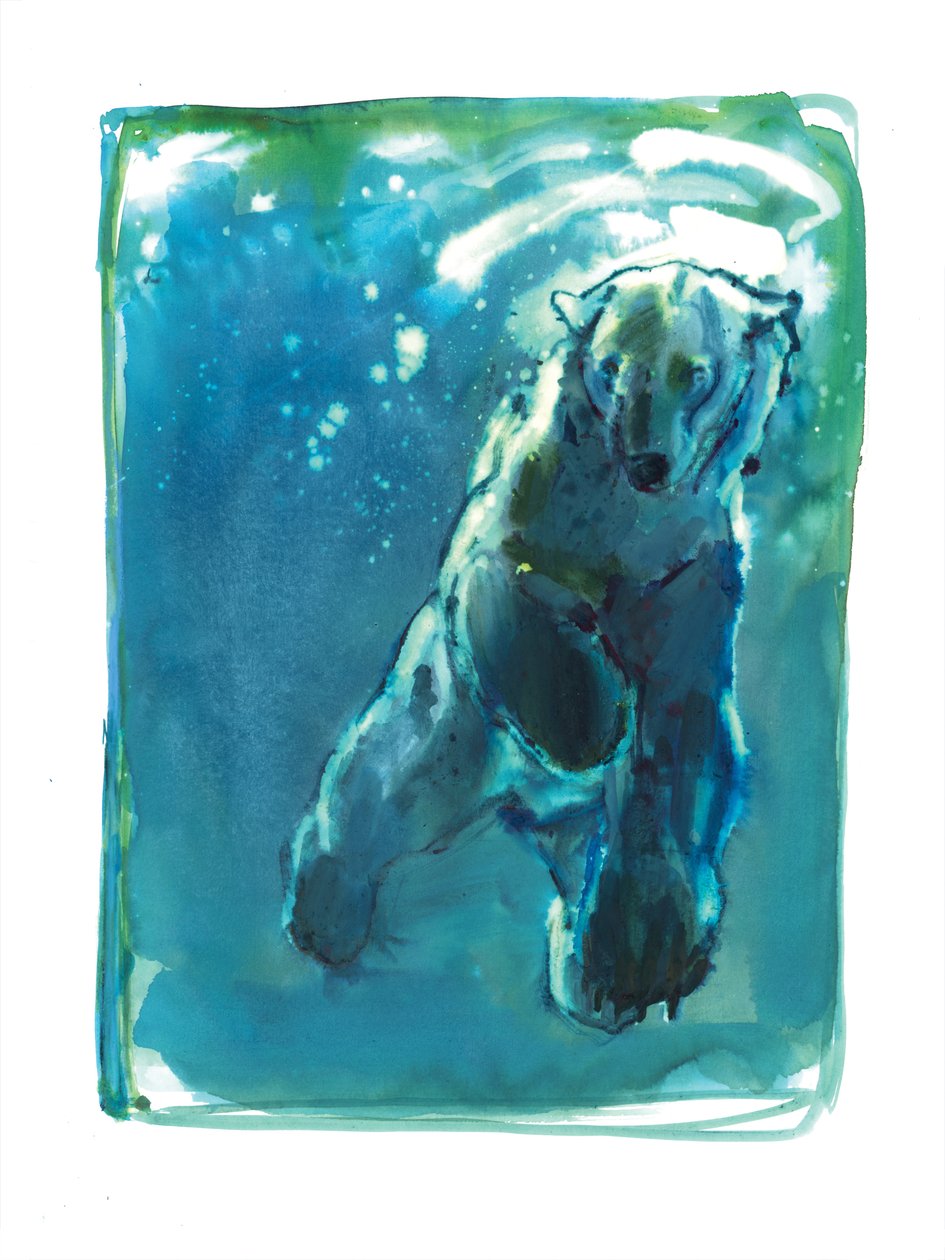 Constellation, 2015, (sekoitettu media paperille) tekijältä Mark Adlington
