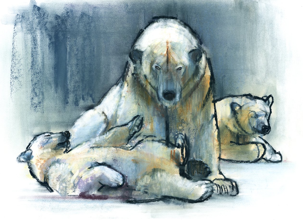 Guardian, 2016, (sisältää ja pastellin paperille) tekijältä Mark Adlington