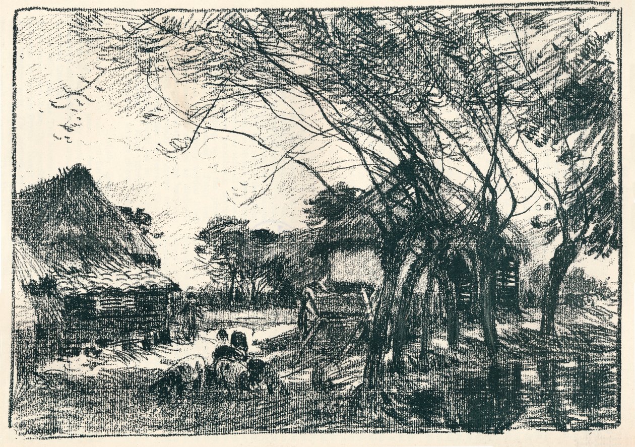 Maatilan takaosassa, 1800-luku tekijältä Mark Fisher