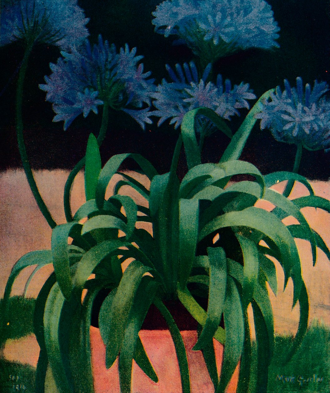 Agapanthus, 1914, c1932 tekijältä Mark Gertler
