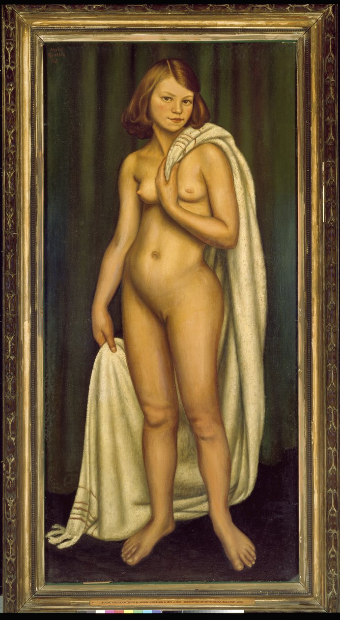 Nuori tyttö, nro 2, 1920 - 1929 tekijältä Mark Gertler