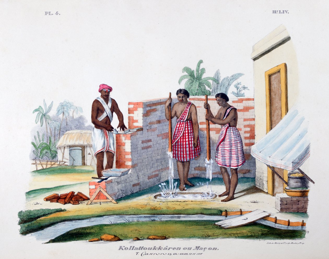 Muurari, 1828 tekijältä Marlet et Cie