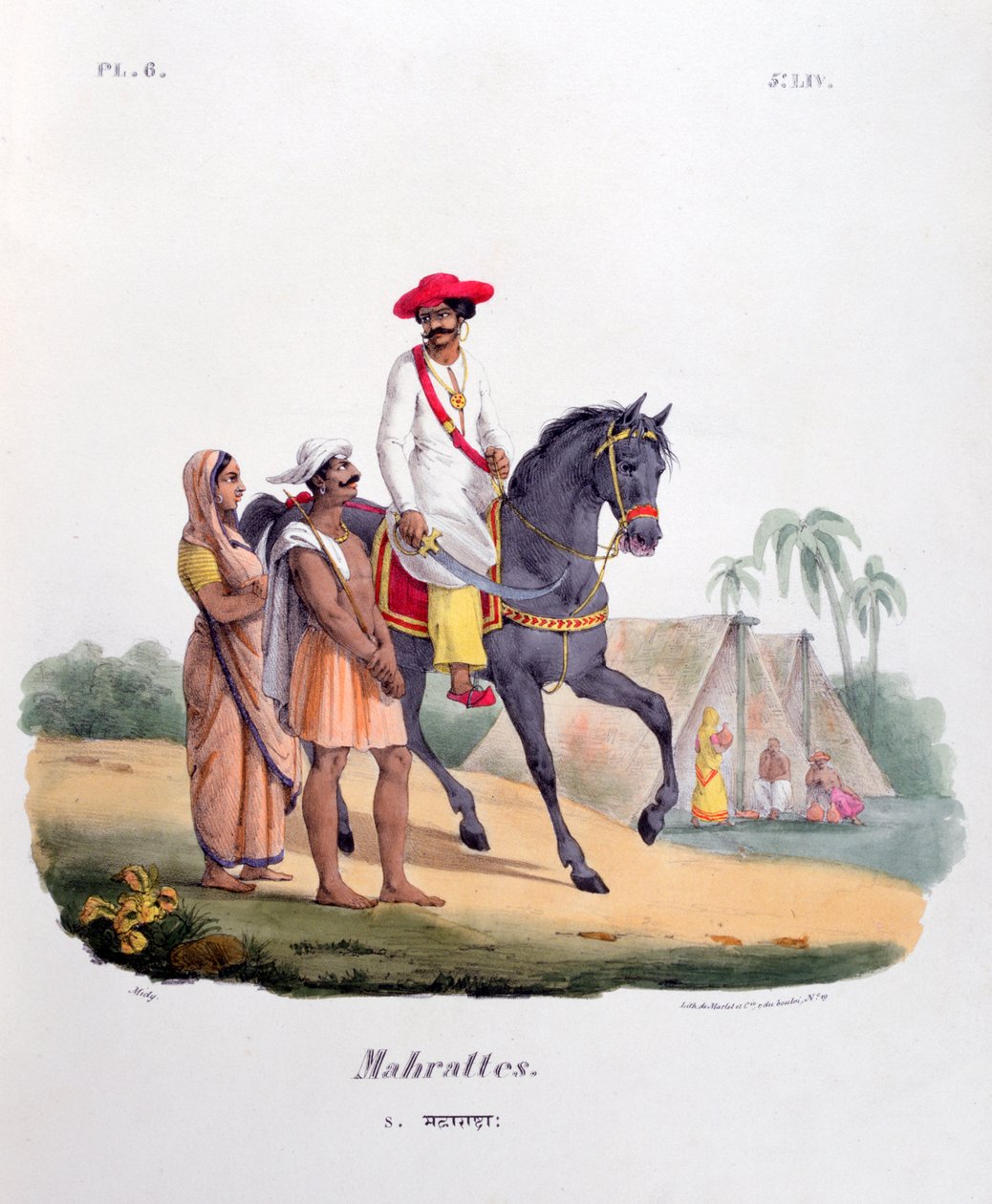 Marathas, 1828 tekijältä Marlet et Cie