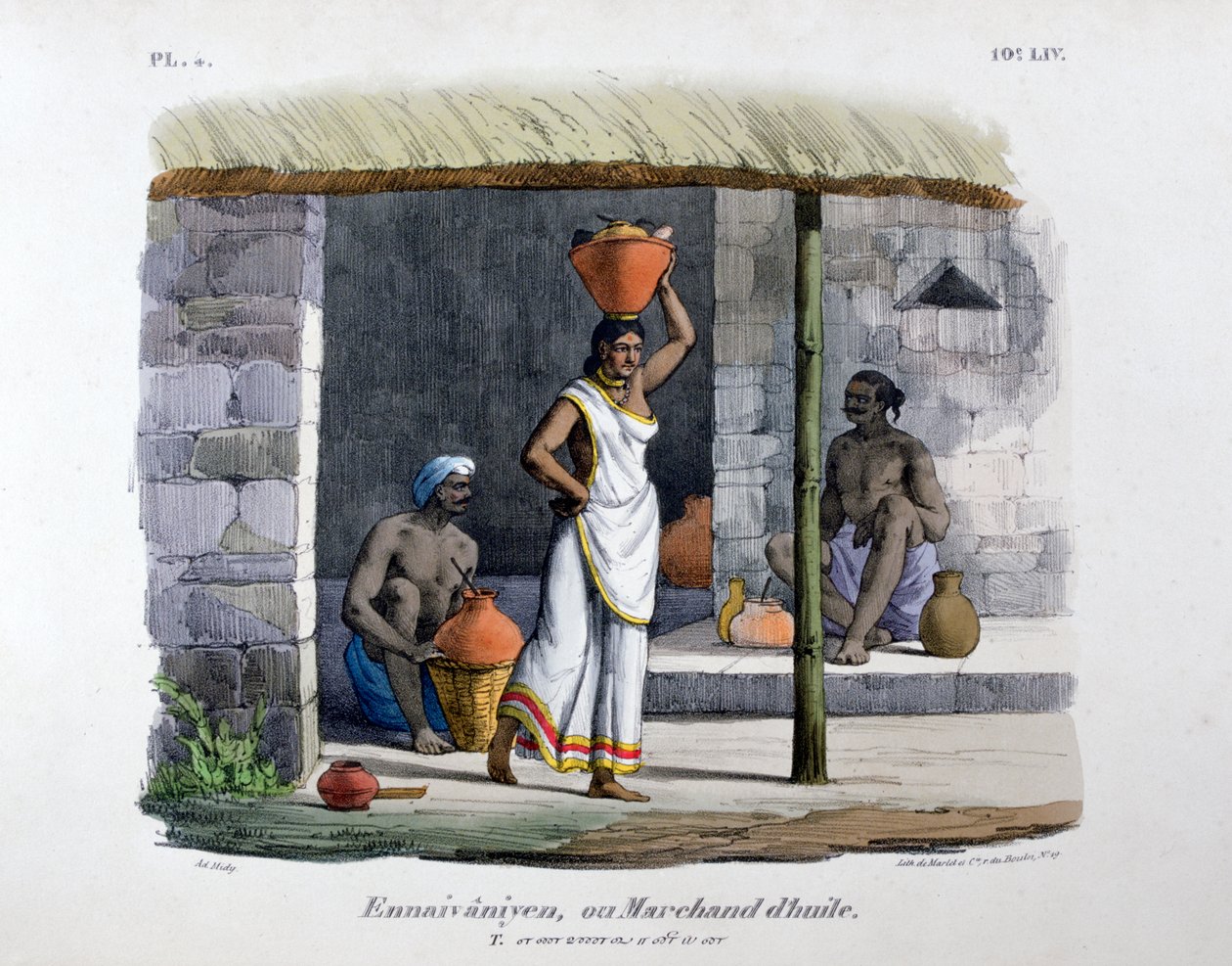 Öljykauppias, 1828 tekijältä Marlet et Cie