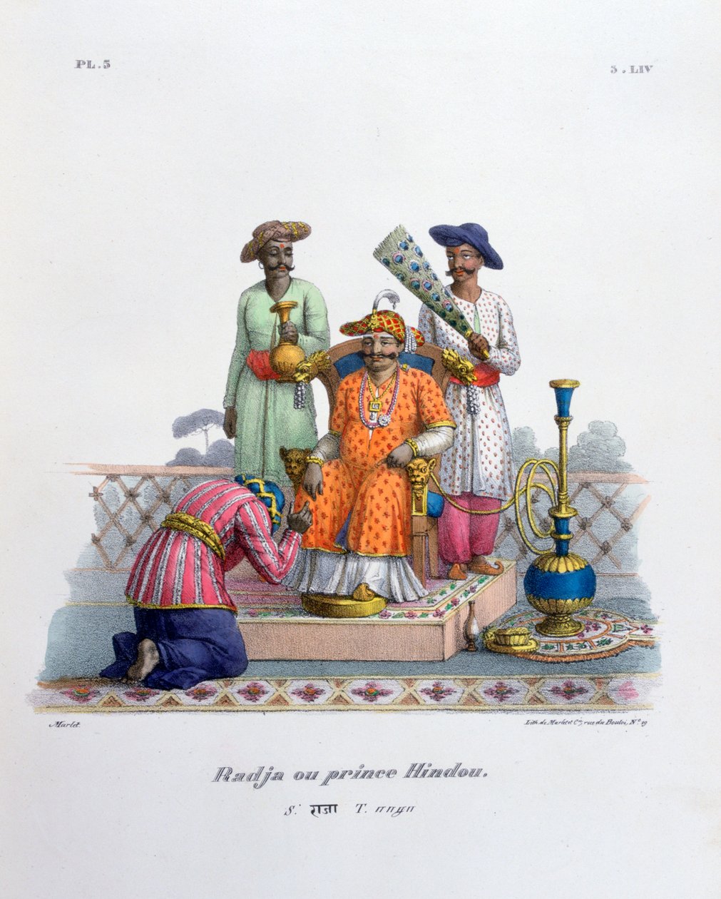 Raja, 1828 tekijältä Marlet et Cie