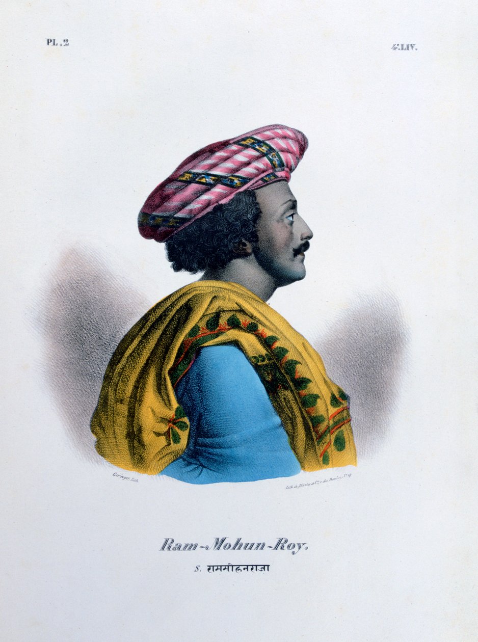 Ram Mohan Roy, Brahmo Samajin perustaja, 1828 tekijältä Marlet et Cie