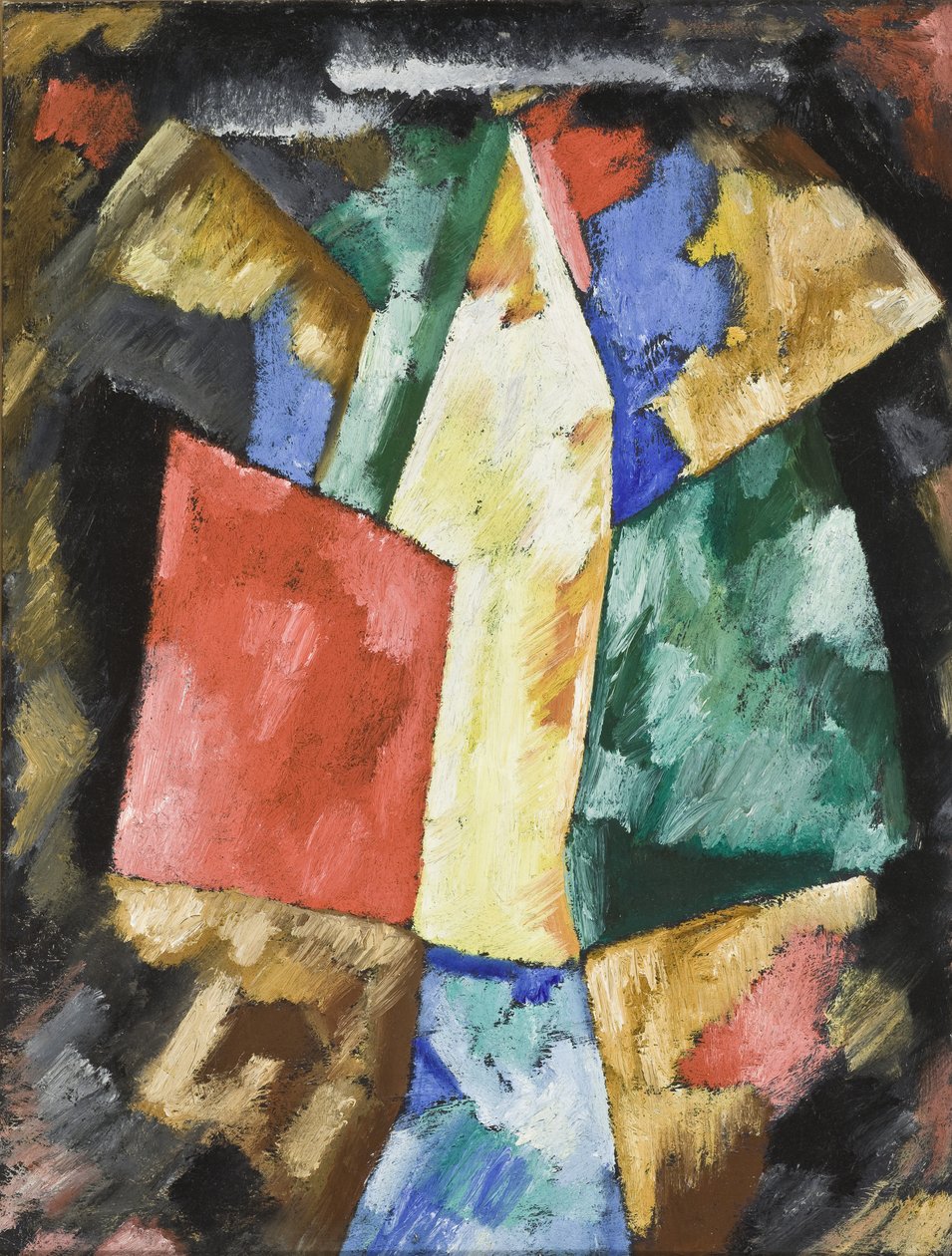 Abstraktion: Blau, Gelb und Grün tekijältä Marsden Hartley