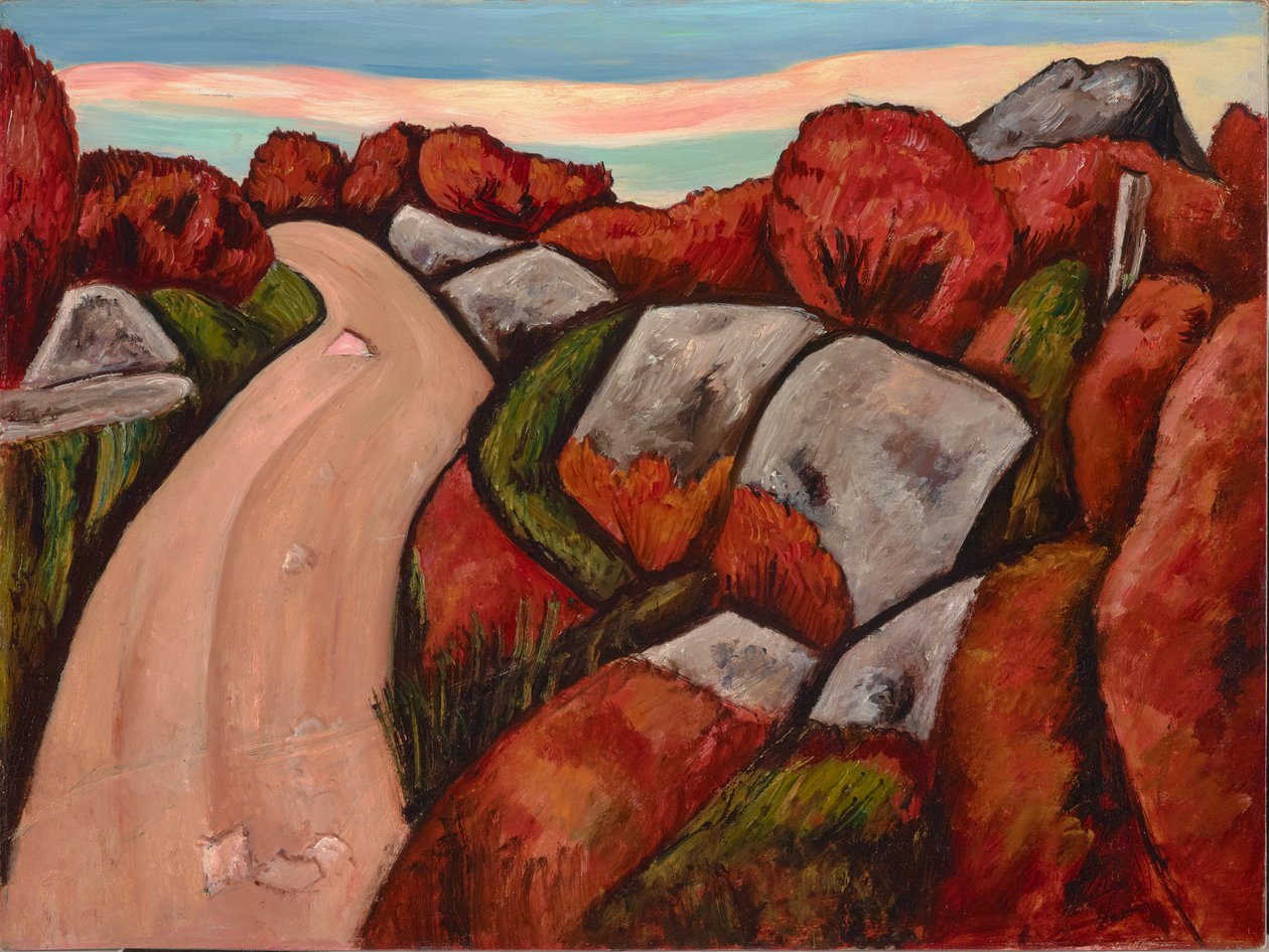 Blueberry Highway, Dogtown, 1931 tekijältä Marsden Hartley