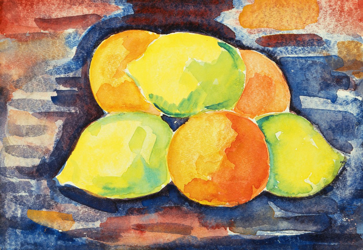 Hedelmät asetelma tekijältä Marsden Hartley