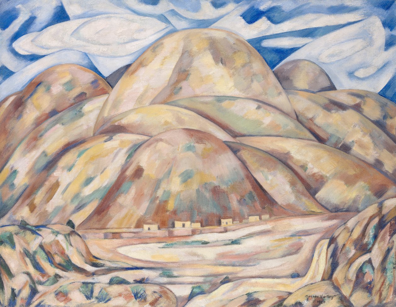 Maisema nro 3, Cash Entry Mines, Uusi Meksiko tekijältä Marsden Hartley