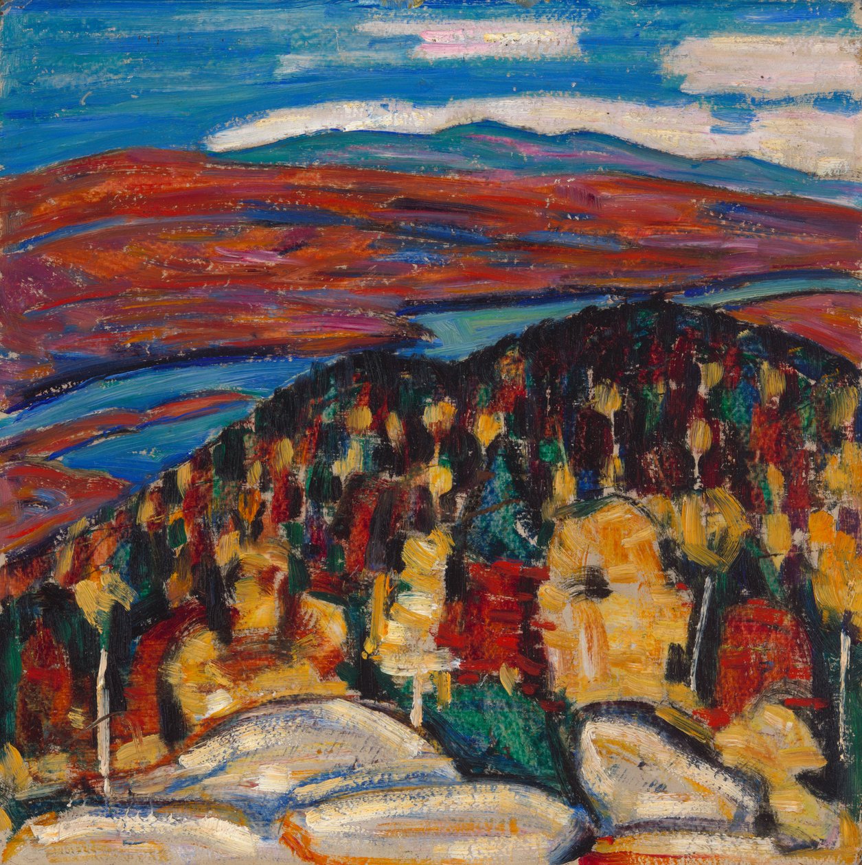 Maisema nro 26 tekijältä Marsden Hartley