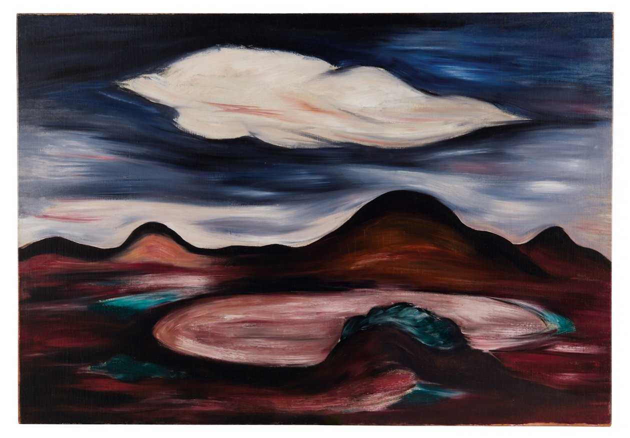 Maisema yhden pilven kanssa tekijältä Marsden Hartley