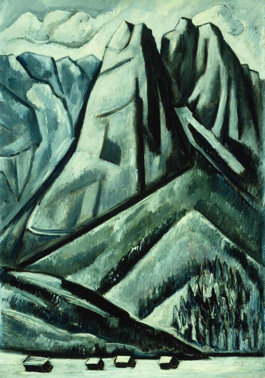 Vuoret Garmischissa tekijältä Marsden Hartley