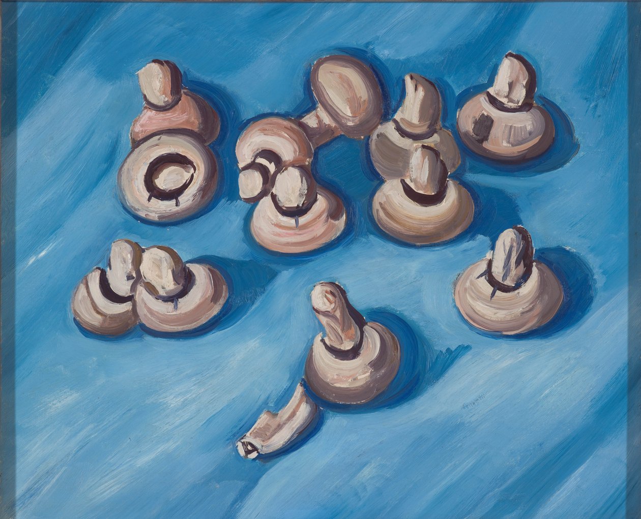 Sienet sinisellä pohjalla tekijältä Marsden Hartley