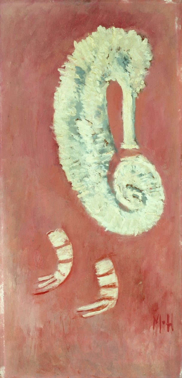 Merihevonen ja katkarapu tekijältä Marsden Hartley