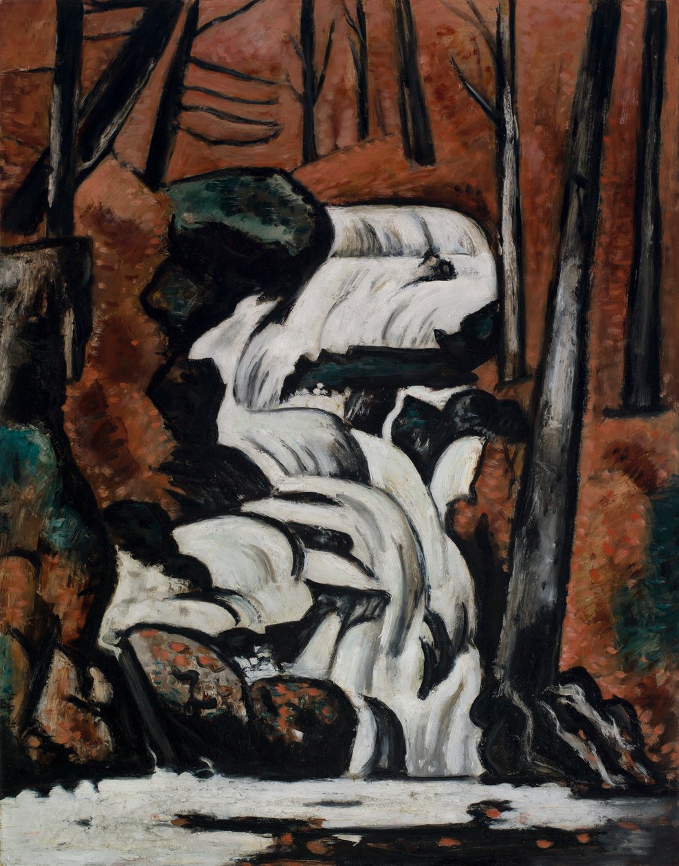 Smelt Brook Falls tekijältä Marsden Hartley