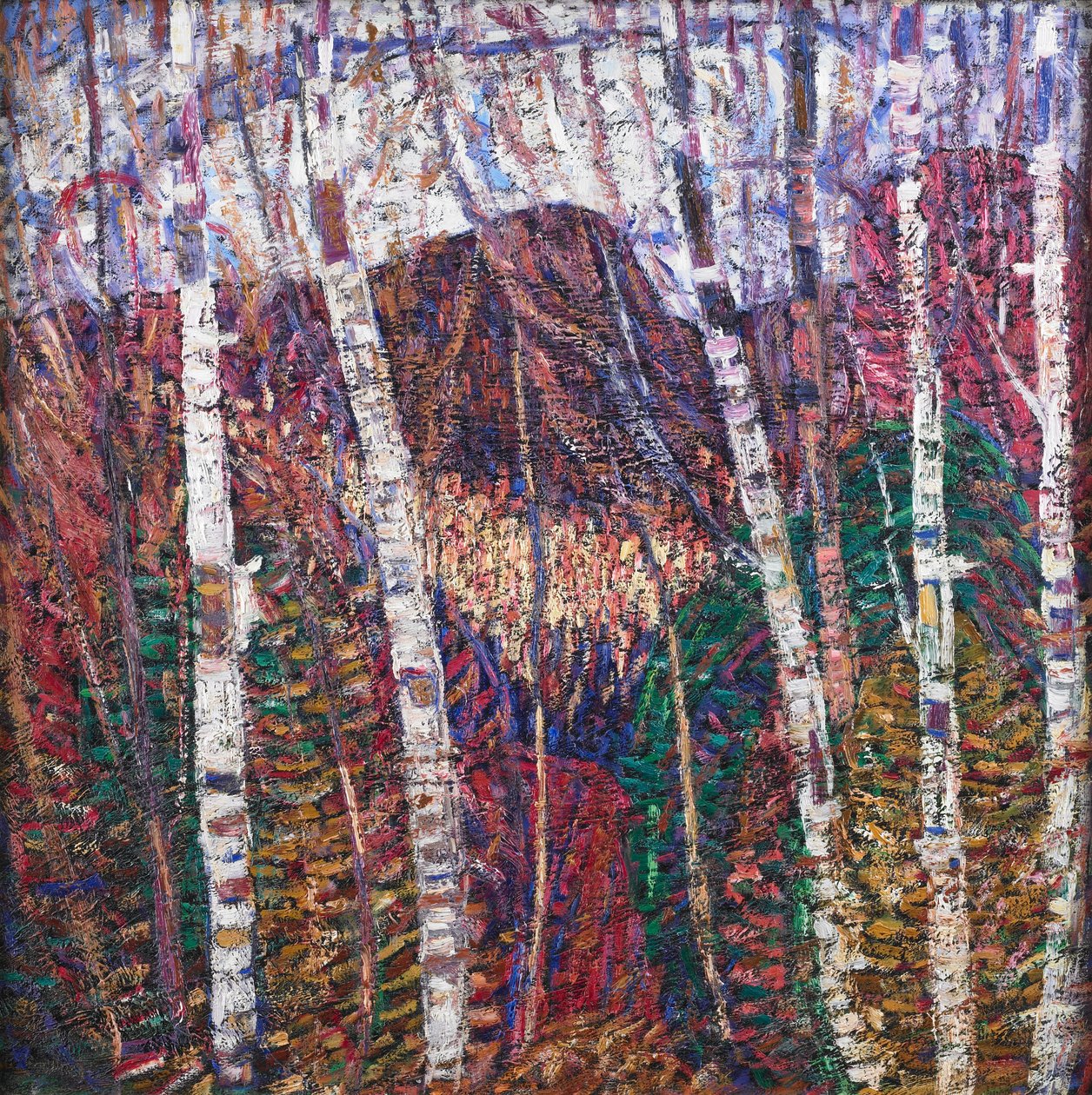 Valkoiset koivut tekijältä Marsden Hartley