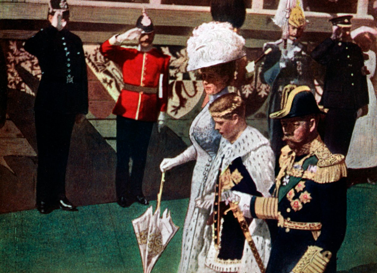 Walesin prinssin virkaan asettaminen Carnarvonin linnaan, 1911-1912. tekijältä Marshall Herskovitz