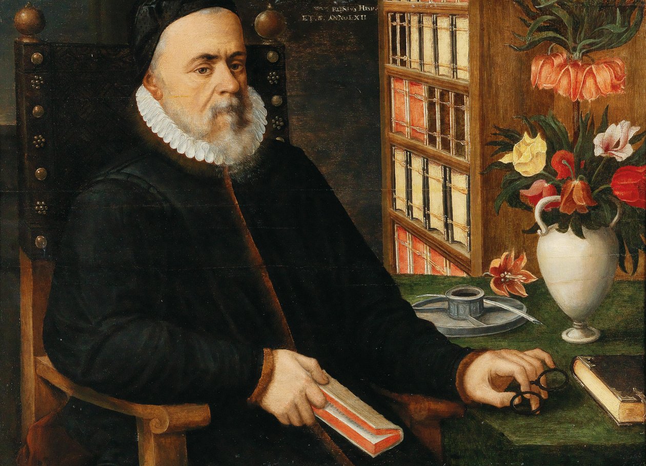 Muotokuva tutkijasta Carolus Clusiuksesta 1526-1609, 1589. tekijältä Marten van Valckenborch