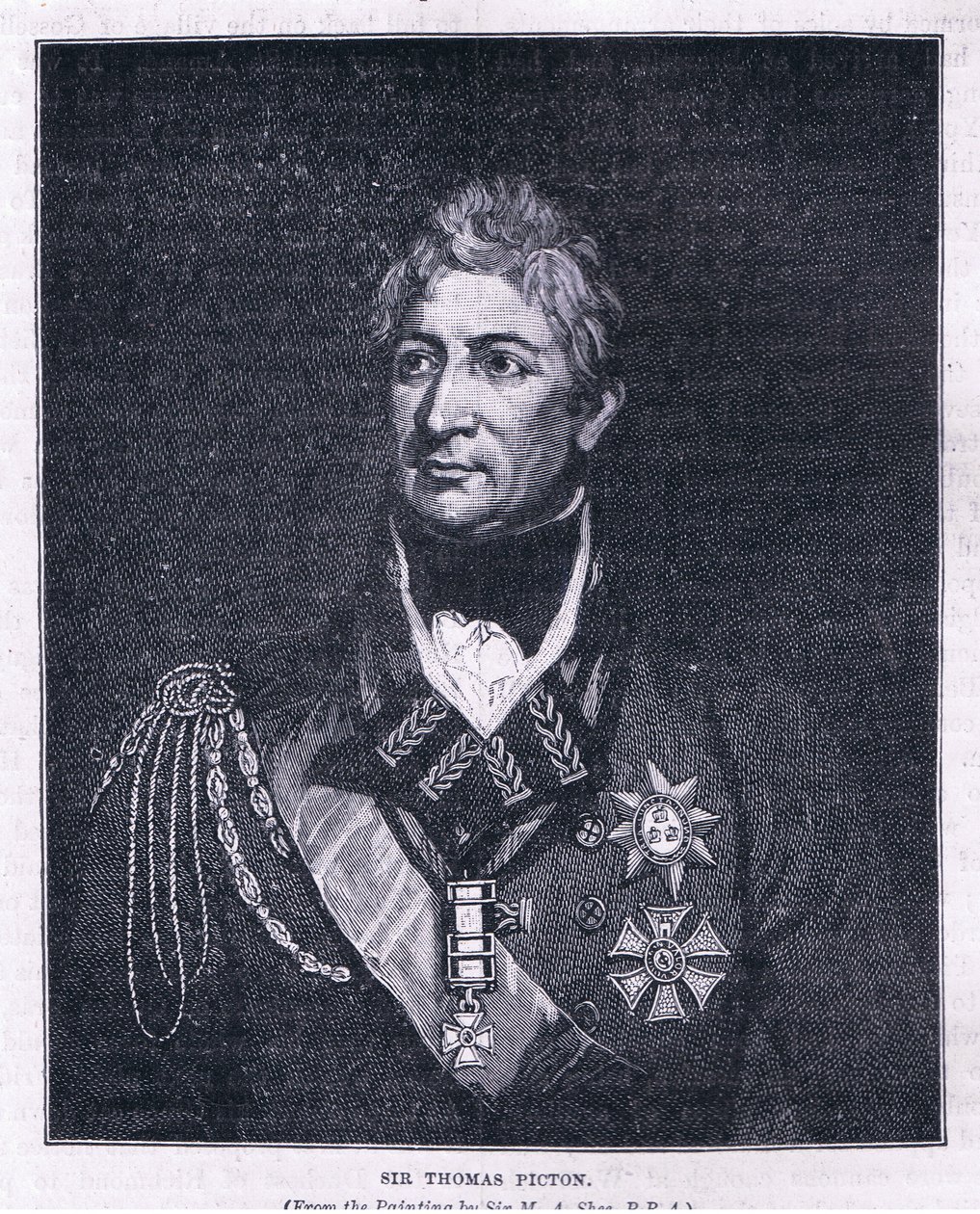 Sir Thomas Picton tekijältä Martin Archer Shee
